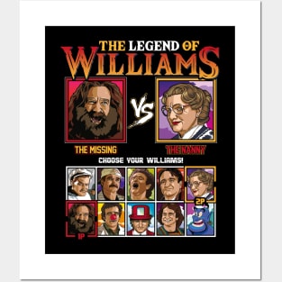 The Legend of Williams - Robin Williams VS Posters and Art